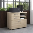 Studio C Office Storage Cabinet with Drawers in Natural Elm - Engineered Wood