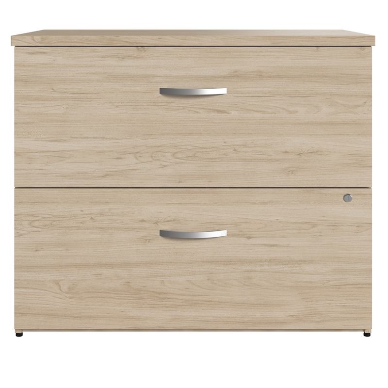 Studio C 2 Drawer Lateral File Cabinet in Natural Elm - Engineered Wood