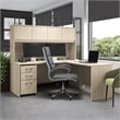 Studio C 3 Drawer Mobile File Cabinet in Natural Elm - Engineered Wood
