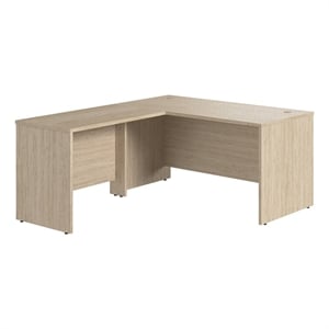 Studio C 60W x 30D L Shaped Desk in Natural Elm - Engineered Wood