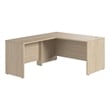 Studio C 60W x 30D L Shaped Desk in Natural Elm - Engineered Wood