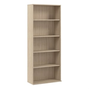 Hustle Tall 5 Shelf Bookcase in Natural Elm - Engineered Wood