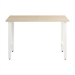 Hustle 48W x 24D Computer Desk with Metal Legs in Natural Elm - Engineered Wood
