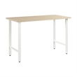 Hustle 48W x 24D Computer Desk with Metal Legs in Natural Elm - Engineered Wood