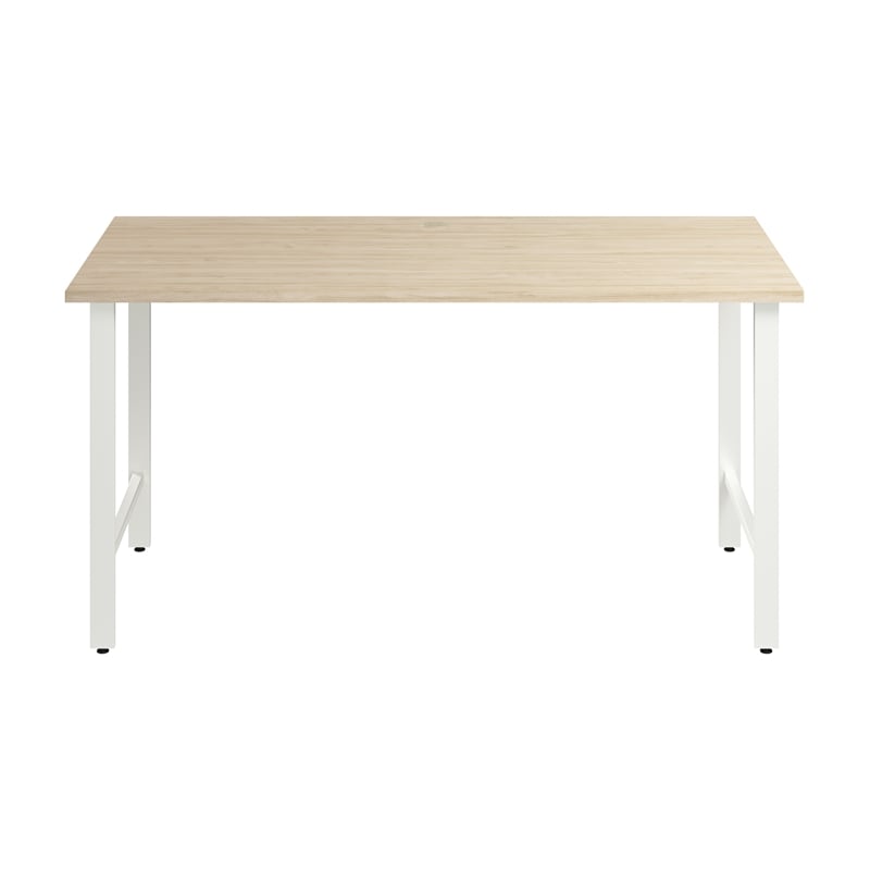 Hustle 60W x 30D Computer Desk with Metal Legs in Natural Elm - Engineered Wood