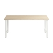 Hustle 72W x 30D Computer Desk with Metal Legs in Natural Elm - Engineered Wood