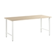 Hustle 72W x 30D Computer Desk with Metal Legs in Natural Elm - Engineered Wood