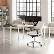 Hustle 72W x 24D L Shaped Computer Desk in Natural Elm - Engineered Wood
