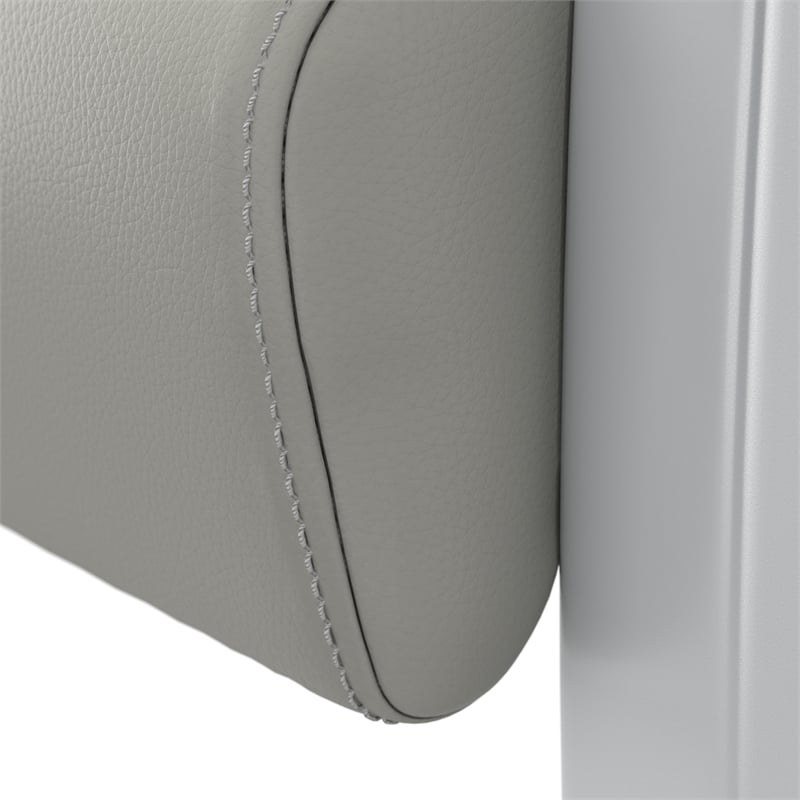 Bush Business Arrive Bariatric Waiting Room Guest Chair in Light Gray Vinyl