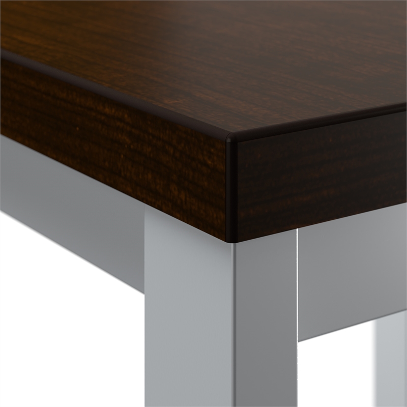 Bush Business Arrive Waiting Room End Table in Mocha Cherry - Engineered Wood
