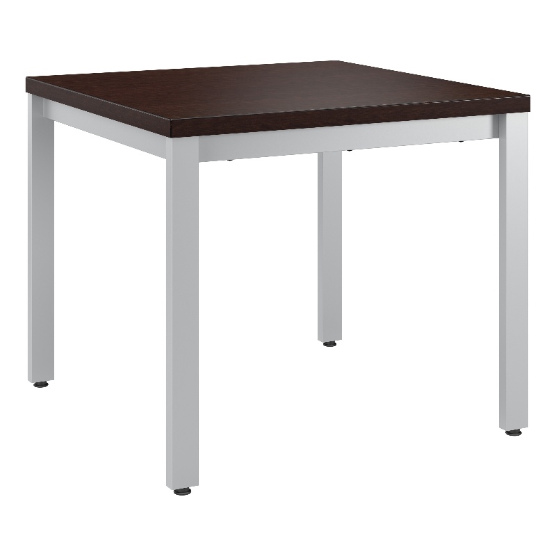 Bush Business Arrive Waiting Room End Table in Mocha Cherry - Engineered Wood