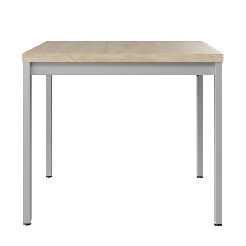 Bush Business Arrive Waiting Room End Table in Natural Elm - Engineered Wood