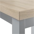 Bush Business Arrive Waiting Room End Table in Natural Elm - Engineered Wood
