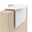 Arrive 72W x 72D L Shaped Reception Desk in Natural Elm - Engineered Wood