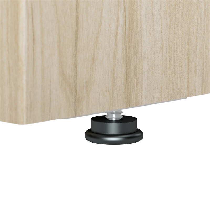 Arrive 60W x 30D Reception Desk with Shelf in Natural Elm - Engineered Wood