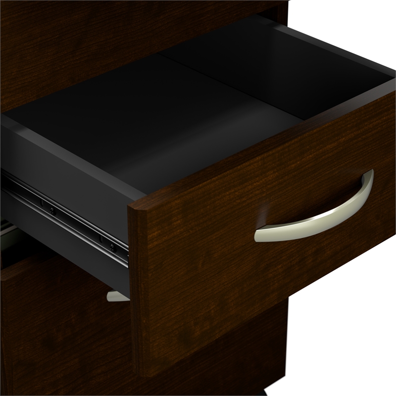 Arrive 60W x 30D Reception Desk with Drawers in Mocha Cherry - Engineered Wood