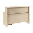 Arrive 60W x 30D Reception Desk with Drawers in Natural Elm - Engineered Wood