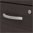 Arrive 60W x 72D L Reception Desk with Drawers in Storm Gray - Engineered Wood