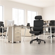 Align High Back Ergonomic Office Chair with Lumbar Support in Black Fabric