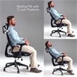 Align High Back Ergonomic Office Chair with Lumbar Support in Black Fabric