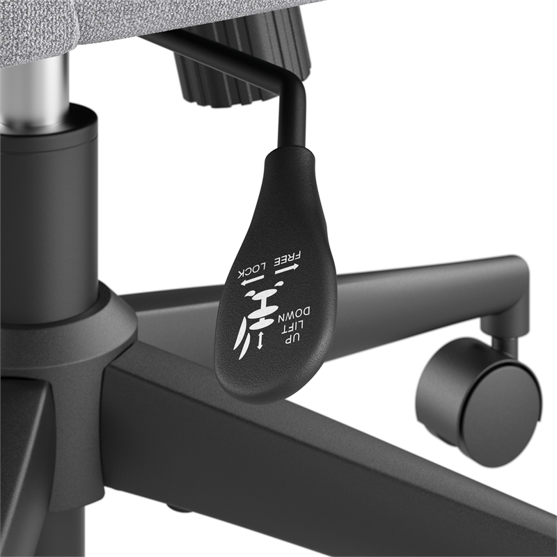 Hustle 48W x 24D Computer Desk and Chair Set in Platinum Gray - Engineered Wood