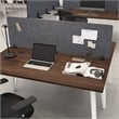 Bush Business Furniture 58W Desktop Privacy Screen in Cool Charcoal