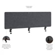 Bush Business Furniture 58W Desktop Privacy Screen in Cool Charcoal