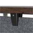 Bush Business Furniture 58W Desktop Privacy Screen in Cool Charcoal