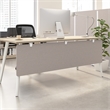 Bush Business Furniture 70W Desktop Privacy Screen in Warm Beige