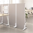 Bush Business Furniture 24W x 55H Freestanding Privacy Screen in Beige