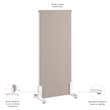 Bush Business Furniture 24W x 55H Freestanding Privacy Screen in Beige