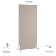Bush Business Furniture 34W x 72H Freestanding Privacy Screen in Beige