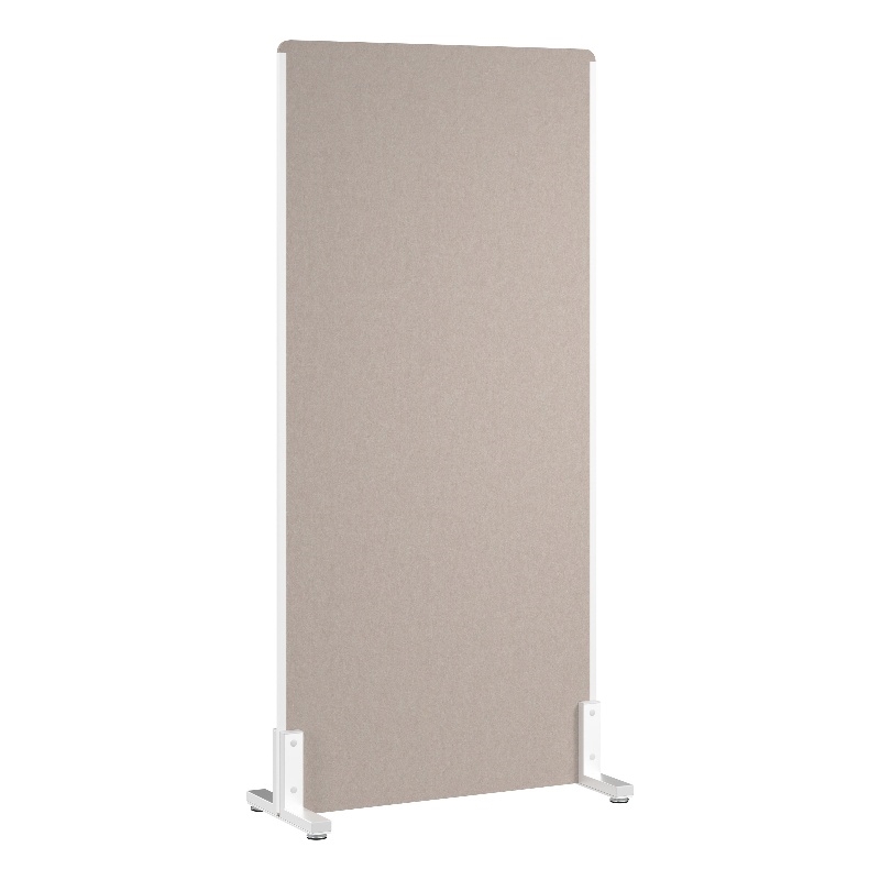 Bush Business Furniture 34W x 72H Freestanding Privacy Screen in Beige