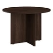 Bush Business 42W Round Conference Table in Black Walnut - Engineered Wood