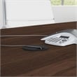 Bush Business 72W Boat Shaped Conference Table in Black Walnut - Engineered Wood