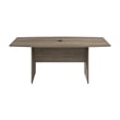 Bush Business 72W Boat Shaped Conference Table in Hickory - Engineered Wood
