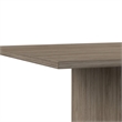 Bush Business 72W Boat Shaped Conference Table in Hickory - Engineered Wood