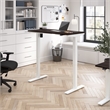 Move 40 Series 48W Adjustable Standing Desk in Black Walnut - Engineered Wood