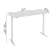 Move 60 Series 72W Adjustable Standing Desk in Black Walnut - Engineered Wood