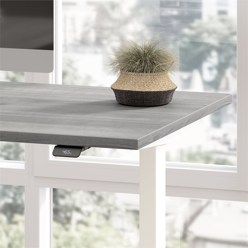 Move 40 Series 48W Adjustable Standing Desk in Platinum Gray - Engineered Wood