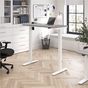 Move 40 Series 48W Adjustable Standing Desk in Platinum Gray - Engineered Wood