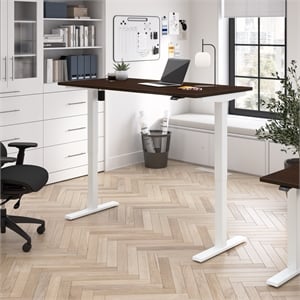 Move 40 Series 60W Adjustable Standing Desk in Mocha Cherry - Engineered Wood