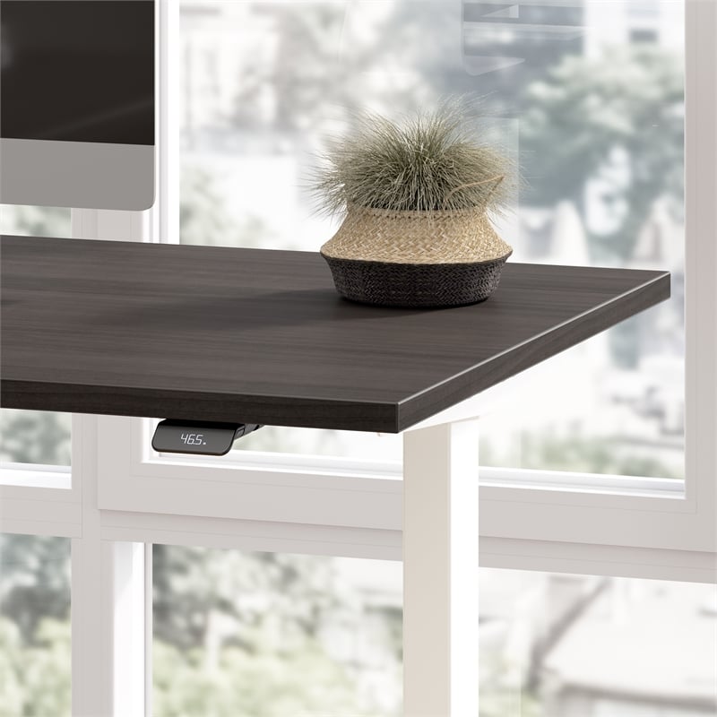 Move 40 Series 60W Adjustable Standing Desk in Storm Gray - Engineered Wood