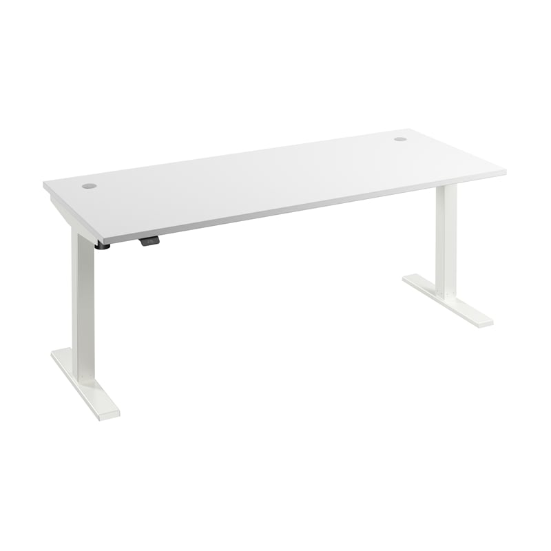 Move 40 Series 72W Adjustable Standing Desk in White - Engineered Wood