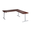 Move 60 Series 72W L Shaped Standing Desk in Hansen Cherry - Engineered Wood