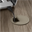 Move 60 Series 72W L Shaped Standing Desk in Modern Hickory - Engineered Wood