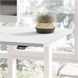 Move 60 Series 72W L Shaped Standing Desk in White - Engineered Wood