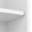 Hustle 2 Person Desk with Low Storage Cabinet in White - Engineered Wood