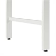 Hustle 4 Person L Shaped Desk with Drawers in White/Elm - Engineered Wood