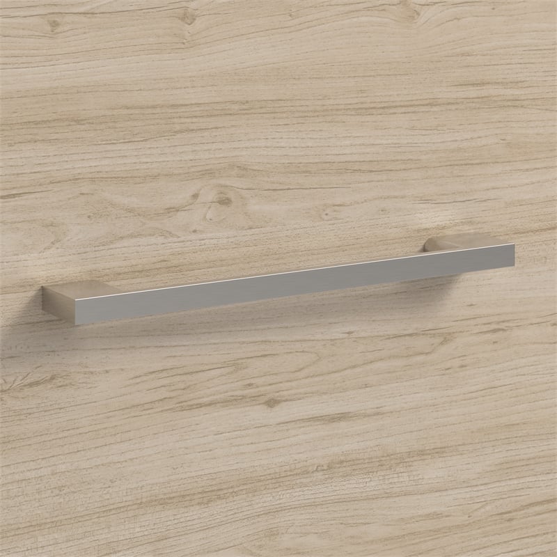 Hustle 2 Drawer Lateral File Cabinet with Lock in Natural Elm - Engineered Wood